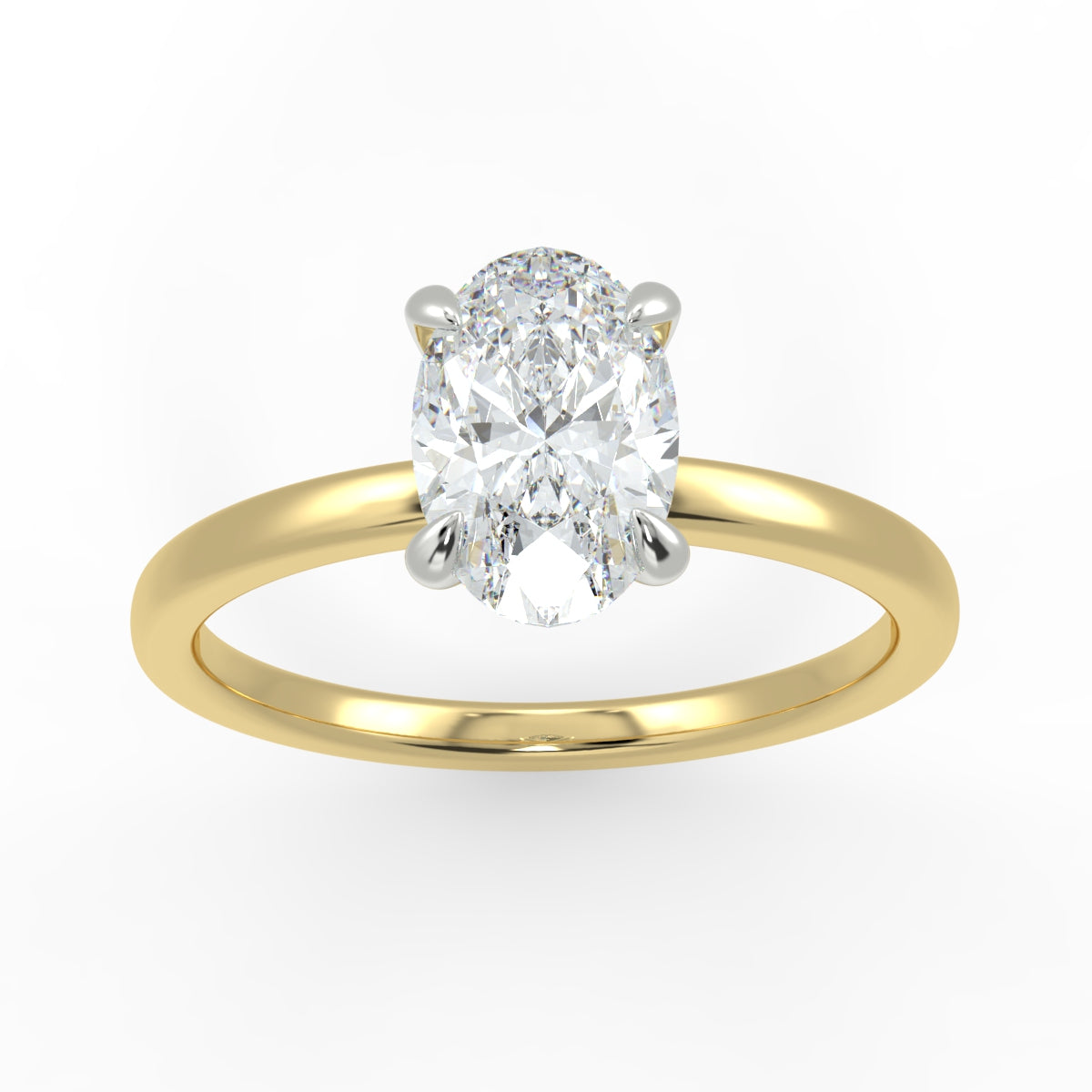 Eco 15 Oval Cut Solitaire Diamond Ring Eco 15 Oval Cut Solitaire Diamond Ring