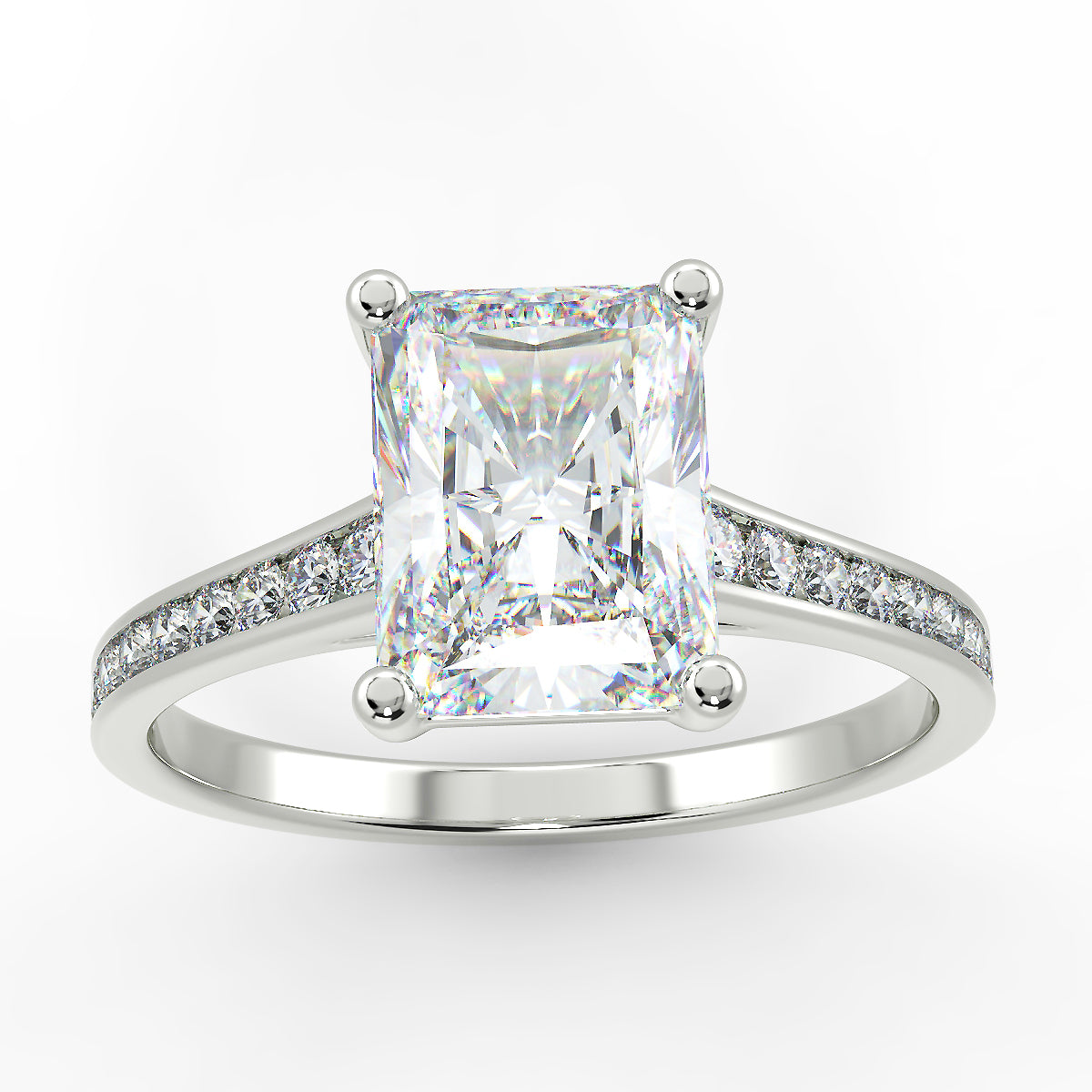 Eco 2 Radiant Cut Side Diamond Ring https://www.youtube.com/embed/73_rcjSxckQ