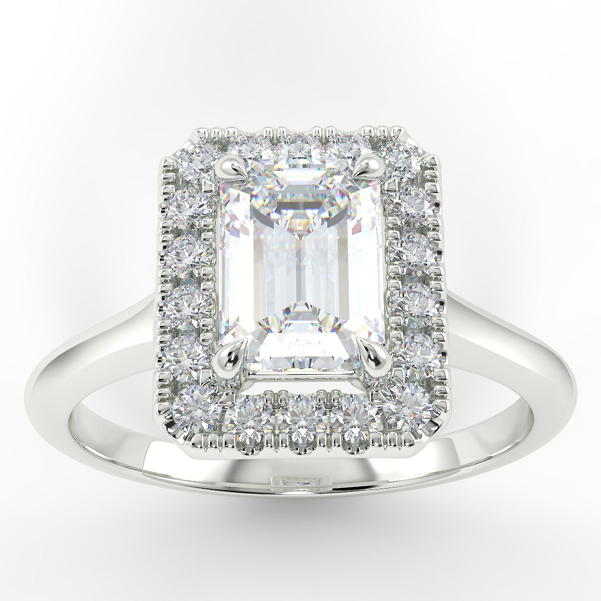 Eco 3 Emerald Cut Halo Diamond Ring https://www.youtube.com/embed/Q1k3jpPAguo