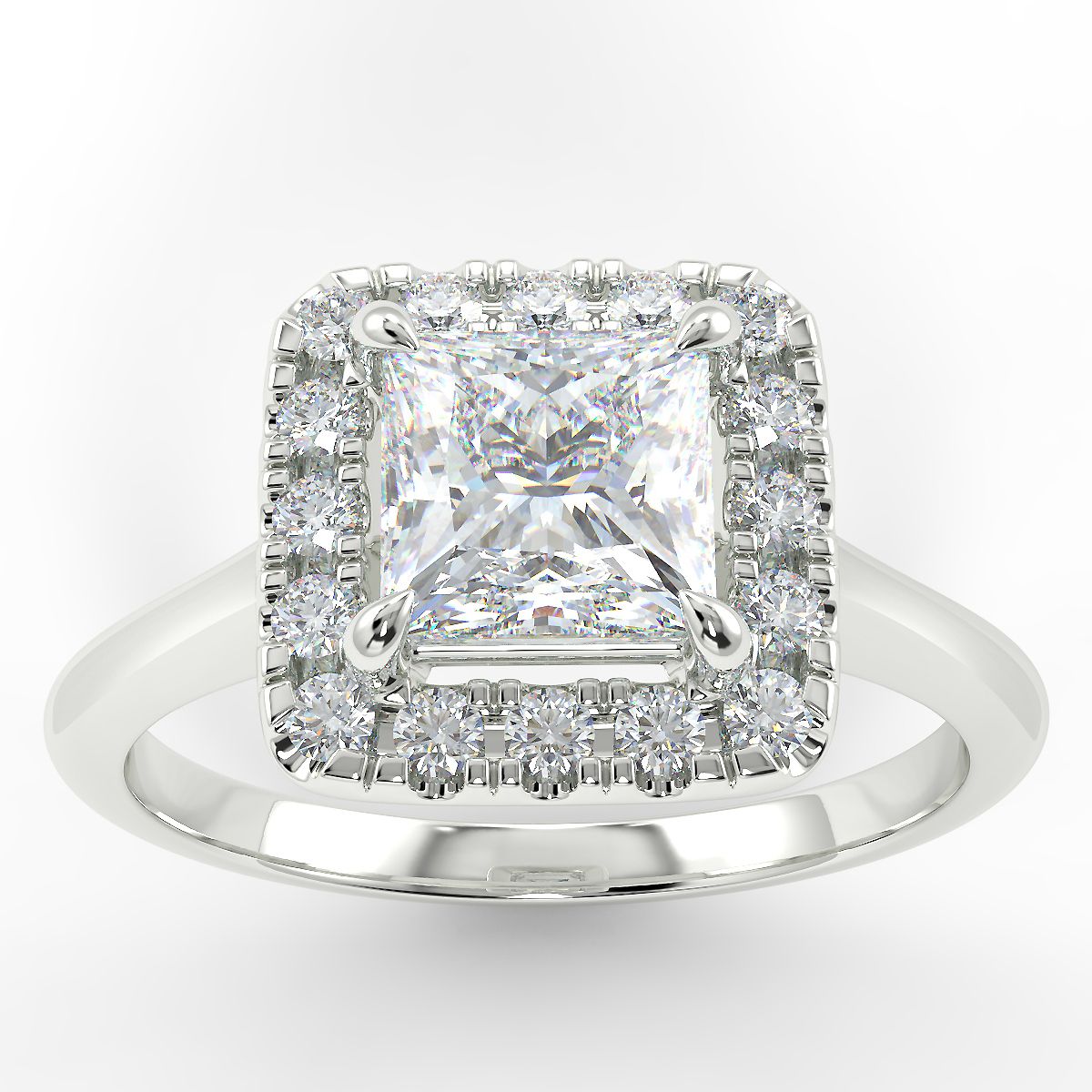 Eco 3 Princess Cut Halo Diamond Ring https://www.youtube.com/embed/hrFsi2Ic0dQ