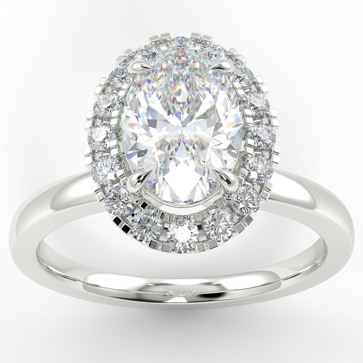 Eco 6 Oval Cut Halo Diamond Ring https://www.youtube.com/embed/VXQ45T5hWkY