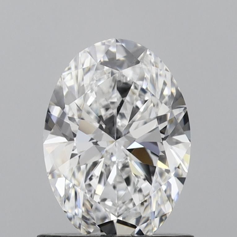 1.0-Carat Oval Shape Lab Grown Diamond, Color : D, Cut : Na, Clarity : VVS2