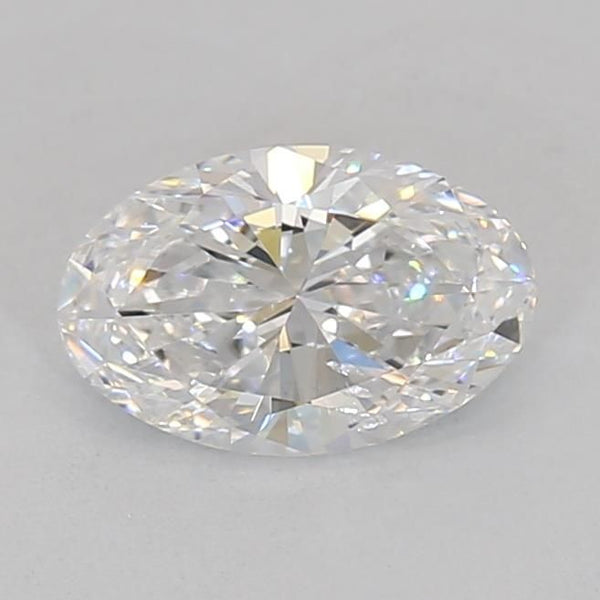 0.37-Carat Oval Shape Lab Grown Diamond, Color : E, Cut : Na, Clarity : SI1