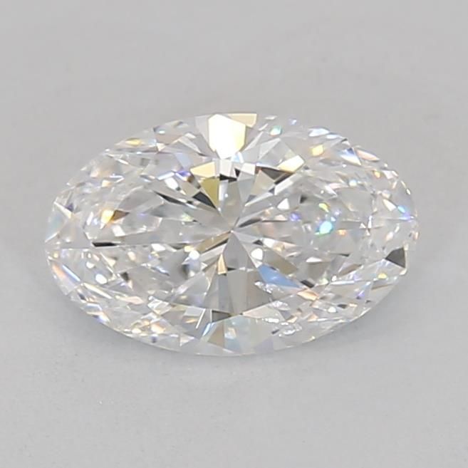 0.37-Carat Oval Shape Lab Grown Diamond, Color : E, Cut : Na, Clarity : SI1