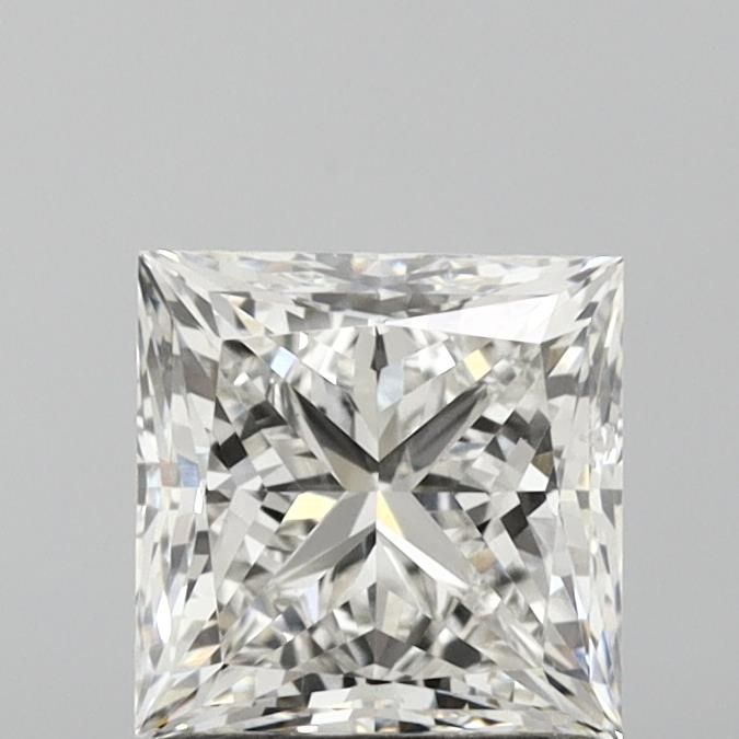 0.99-Carat Princess Shape Lab Grown Diamond, Color : G, Cut : Na, Clarity : VVS2