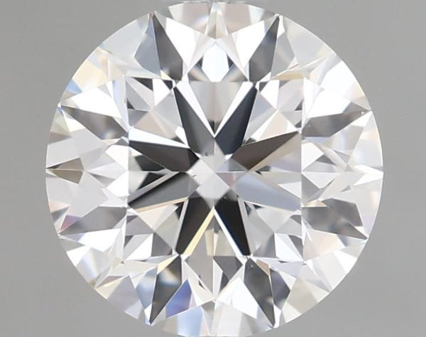 1.0-Carat Round Shape Lab Grown Diamond, Color : E, Cut : Excellent, Clarity : VS1