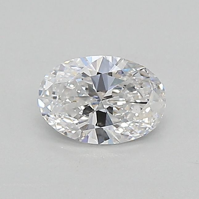 0.33-Carat Oval Shape Lab Grown Diamond, Color : E, Cut : Na, Clarity : SI2