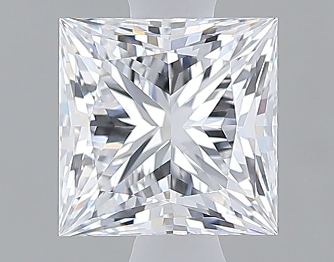 1.17-Carat Princess Shape Lab Grown Diamond, Color : D, Cut : Na, Clarity : VVS2