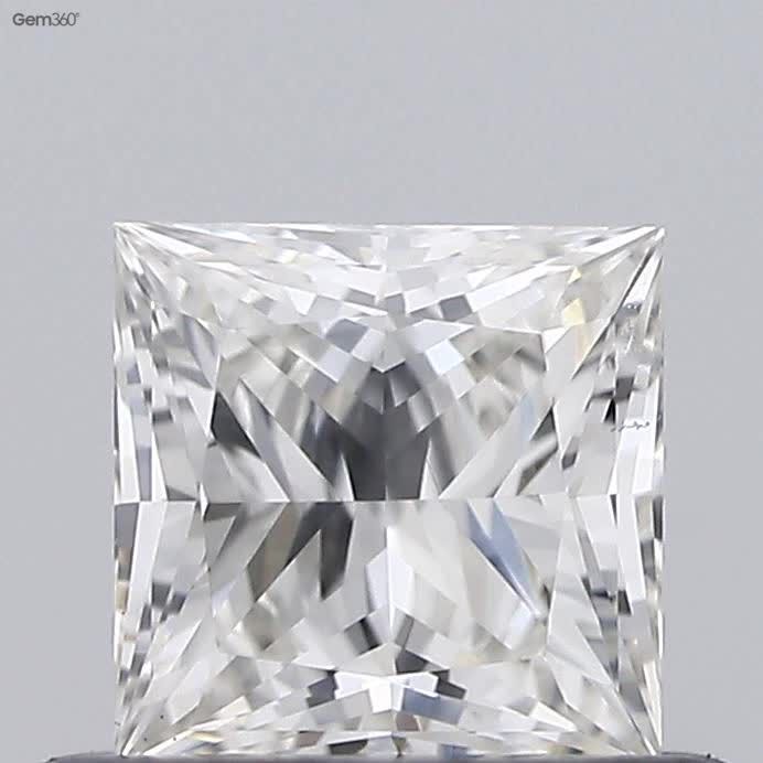 0.57-Carat Princess Shape Lab Grown Diamond