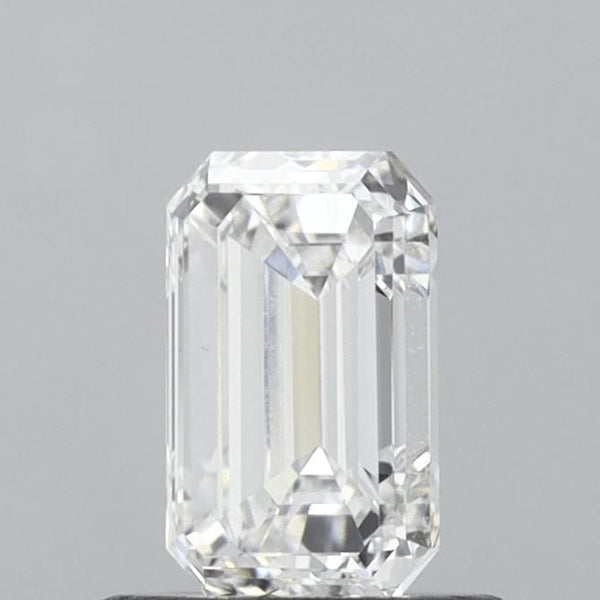 0.68-Carat Emerald Shape Lab Grown Diamond, Color : F, Cut : Na, Clarity : VS1