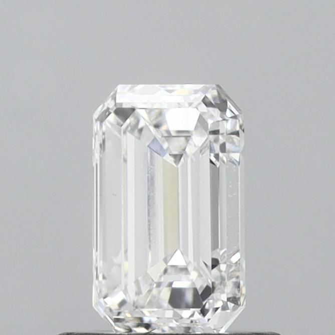 0.68-Carat Emerald Shape Lab Grown Diamond, Color : F, Cut : Na, Clarity : VS1