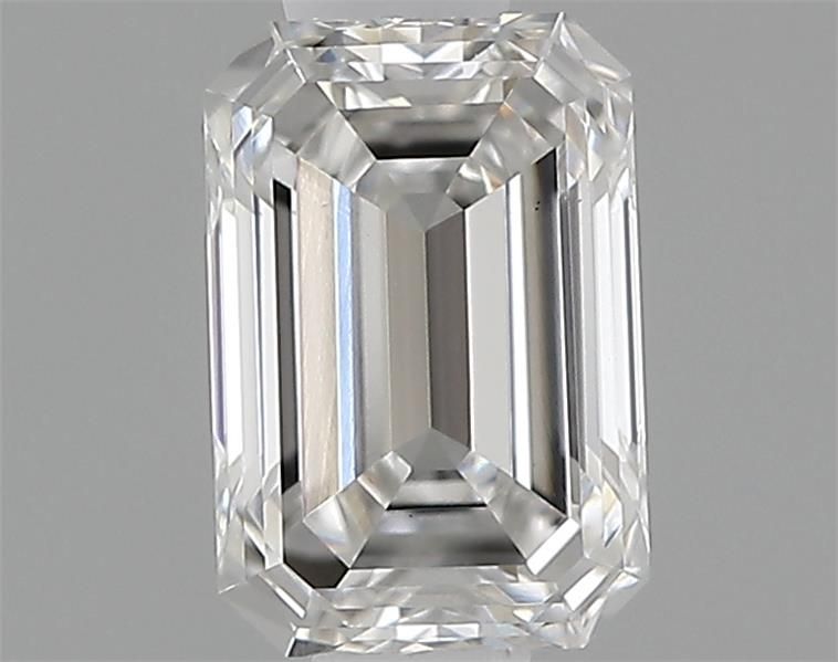 0.46-Carat Emerald Shape Lab Grown Diamond, Color : G, Cut : Na, Clarity : VS1