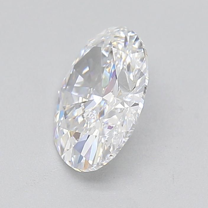 1.0-Carat Oval Shape Lab Grown Diamond, Color : D, Cut : Na, Clarity : VVS1