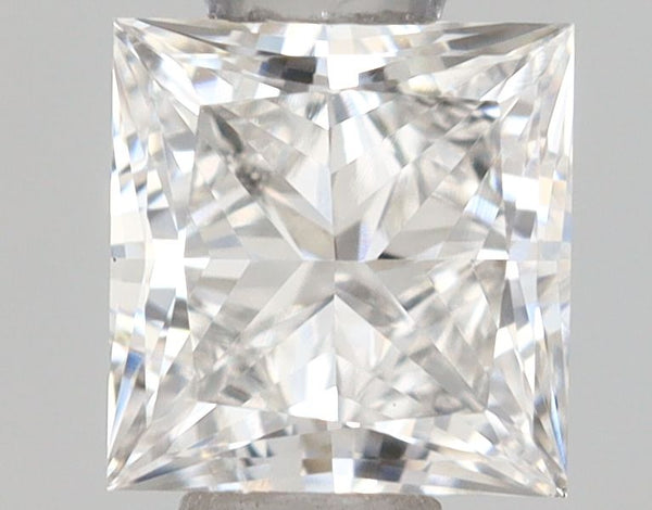 0.48-Carat Princess Shape Lab Grown Diamond, Color : E, Cut : Na, Clarity : VVS2