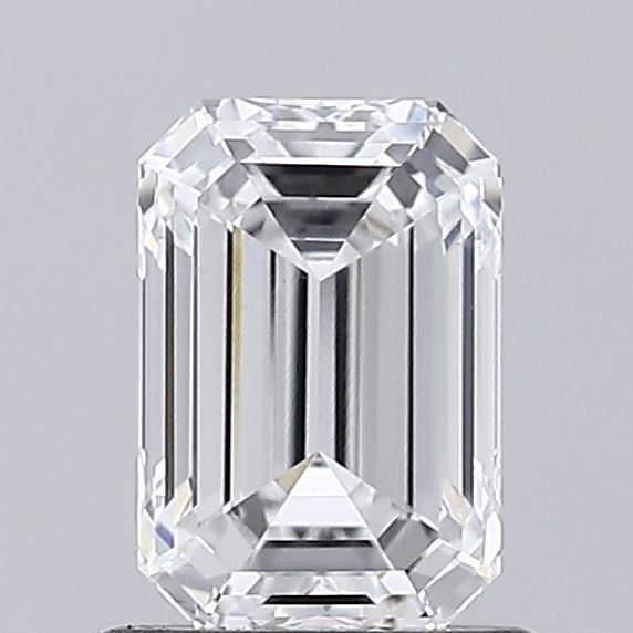 1.09-Carat Emerald Shape Lab Grown Diamond, Color : D, Cut : Na, Clarity : VVS2