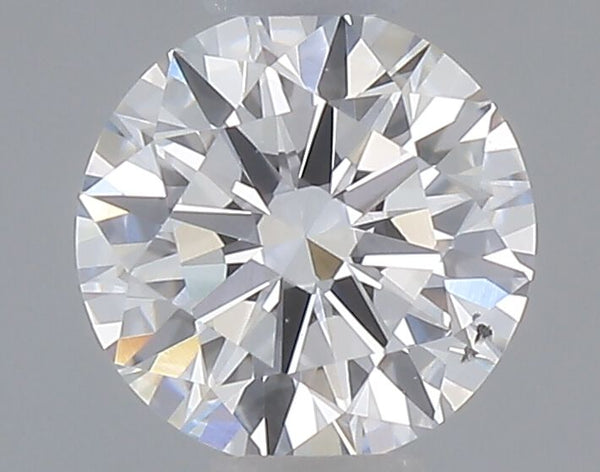 0.33-Carat Round Shape Lab Grown Diamond, Color : E, Cut : Ideal, Clarity : SI1