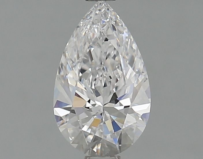 0.9-Carat Pear Shape Lab Grown Diamond, Color : D, Cut : Na, Clarity : VVS2