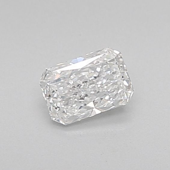 0.32-Carat Radiant Shape Lab Grown Diamond, Color : D, Cut : Na, Clarity : VS2