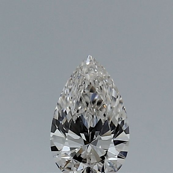 0.32-Carat Pear Shape Lab Grown Diamond, Color : H, Cut : Na, Clarity : VVS2