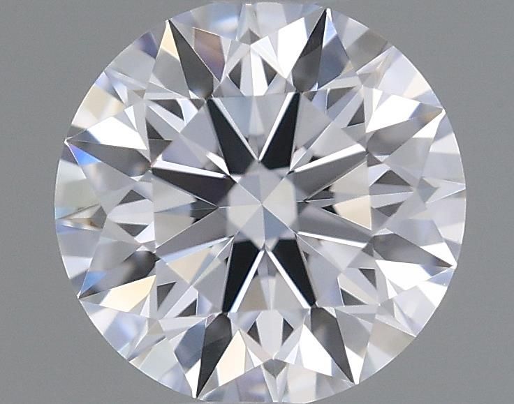0.5-Carat Round Shape Lab Grown Diamond, Color : D, Cut : Ideal, Clarity : VVS1