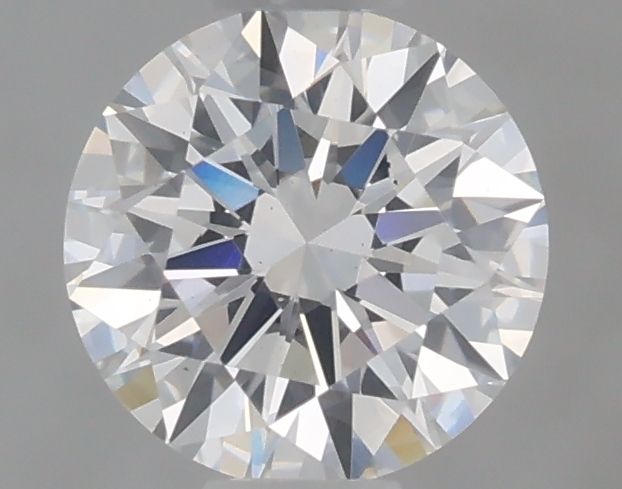 0.43-Carat Round Shape Lab Grown Diamond, Color : E, Cut : Excellent, Clarity : VS2