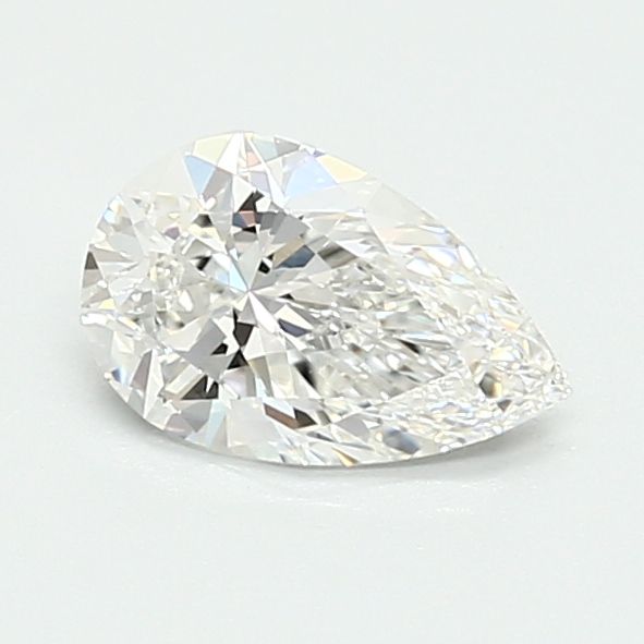 0.76-Carat Pear Shape Lab Grown Diamond, Color : E, Cut : Na, Clarity : VVS2