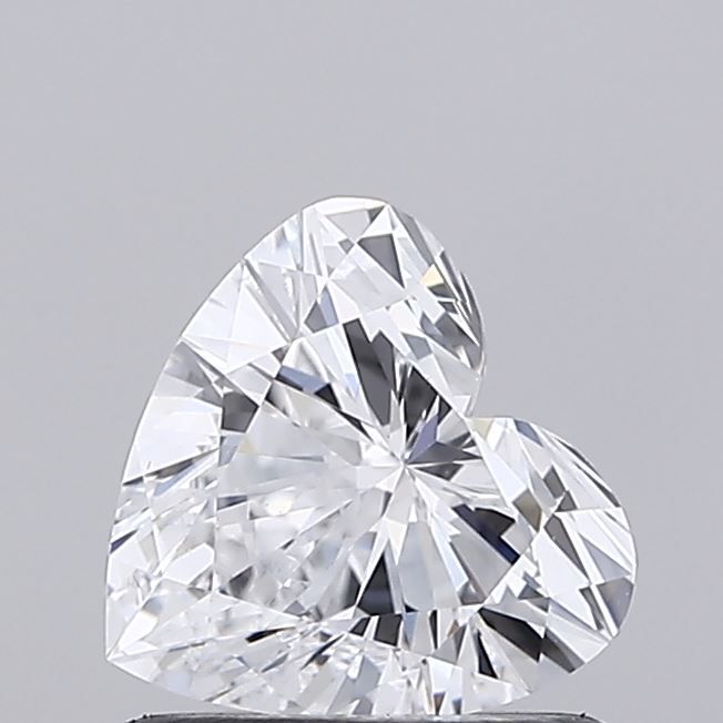 0.83-Carat Heart Shape Lab Grown Diamond, Color : D, Cut : Na, Clarity : VVS2
