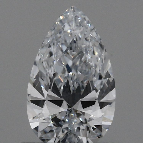 0.53-Carat Pear Shape Lab Grown Diamond, Color : F, Cut : Na, Clarity : VVS2