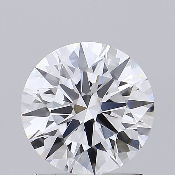 1.28-Carat Round Shape Lab Grown Diamond, Color : D, Cut : Ideal, Clarity : VVS1