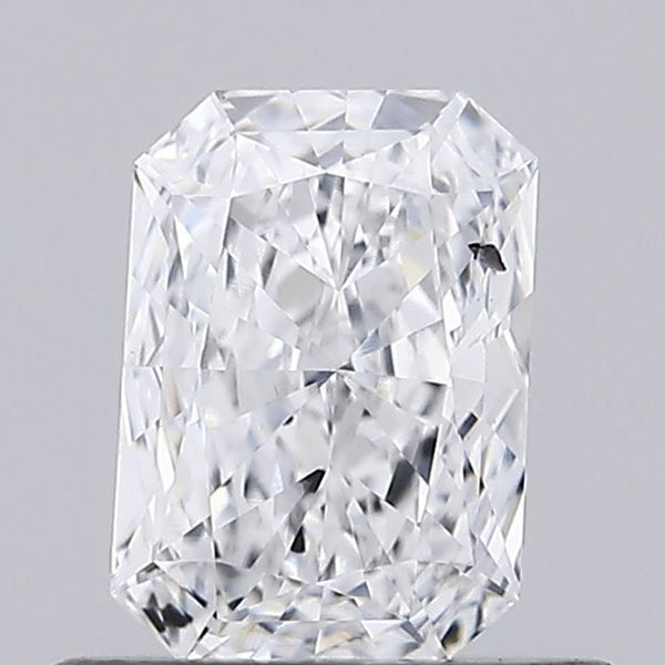 0.49-Carat Radiant Shape Lab Grown Diamond, Color : D, Cut : Na, Clarity : SI1