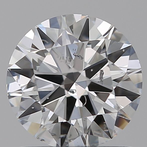 1.0-Carat Round Shape Lab Grown Diamond, Color : E, Cut : Excellent, Clarity : SI2
