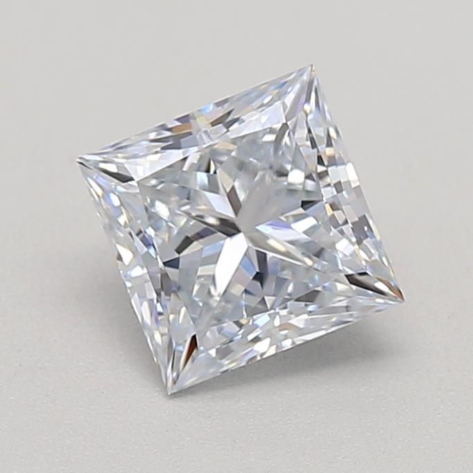 0.73-Carat Princess Shape Lab Grown Diamond, Color : H, Cut : Na, Clarity : SI1