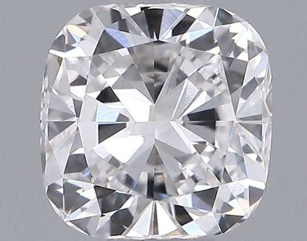 0.59-Carat Cushion Shape Lab Grown Diamond, Color : E, Cut : Na, Clarity : VVS2