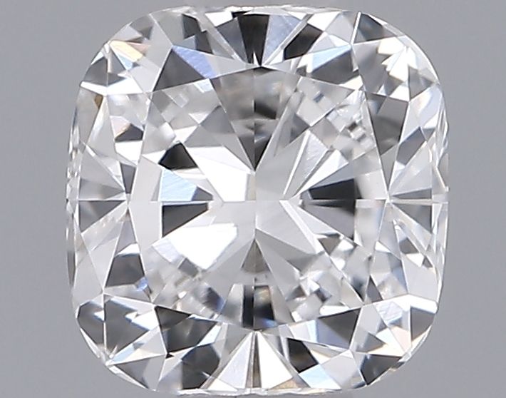 0.59-Carat Cushion Shape Lab Grown Diamond, Color : E, Cut : Na, Clarity : VVS2