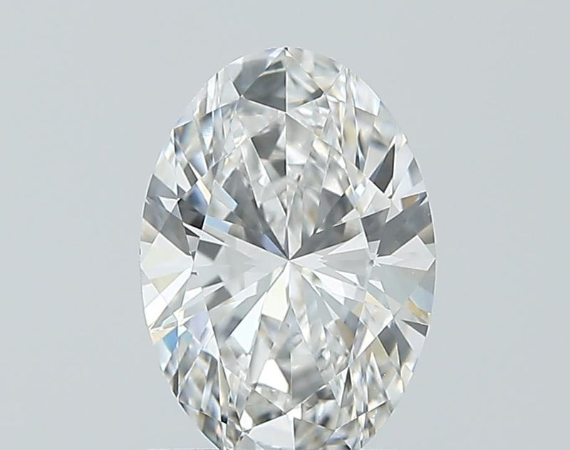 1.01-Carat Oval Shape Lab Grown Diamond, Color : E, Cut : Na, Clarity : VVS2