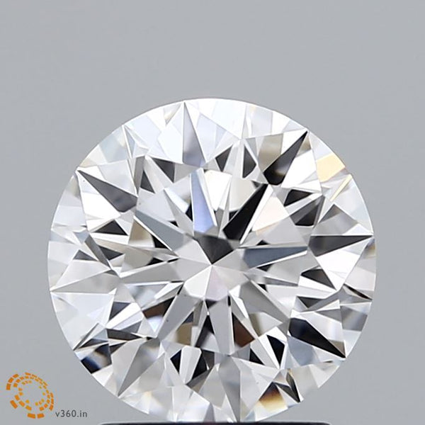 2.05-Carat Round Shape Lab Grown Diamond