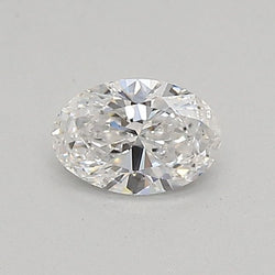 0.3-Carat Oval Shape Lab Grown Diamond, Color : E, Cut : Na, Clarity : SI1