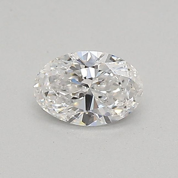 0.3-Carat Oval Shape Lab Grown Diamond, Color : E, Cut : Na, Clarity : SI1