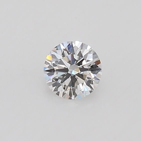 0.32-Carat Round Shape Lab Grown Diamond, Color : D, Cut : Ideal, Clarity : SI1