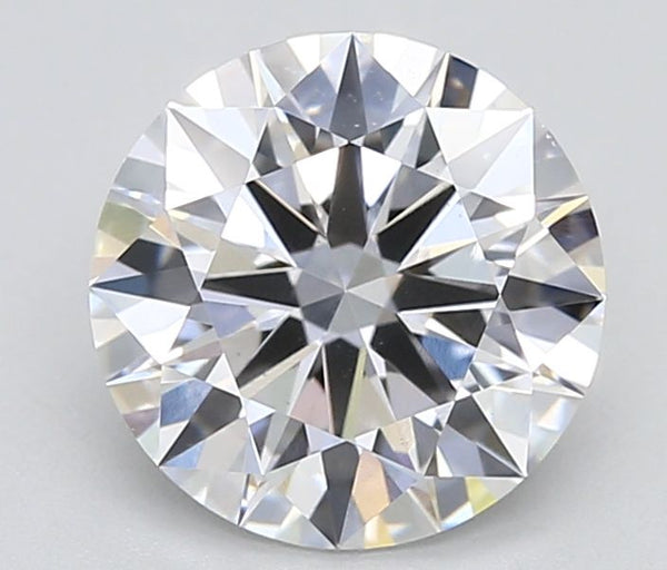 1.0-Carat Round Shape Lab Grown Diamond, Color : E, Cut : Excellent, Clarity : VS1