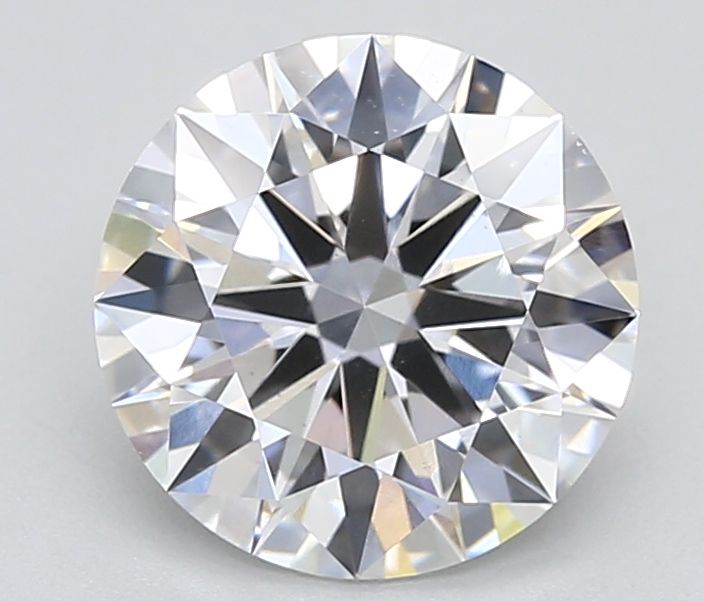 1.0-Carat Round Shape Lab Grown Diamond, Color : E, Cut : Excellent, Clarity : VS1