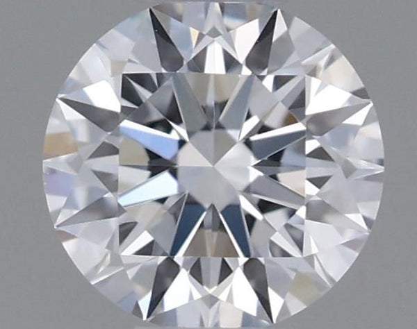 0.33-Carat Round Shape Lab Grown Diamond, Color : E, Cut : Ideal, Clarity : VVS1