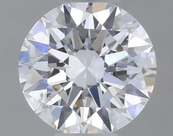 0.32-Carat Round Shape Lab Grown Diamond, Color : D, Cut : Excellent, Clarity : SI1