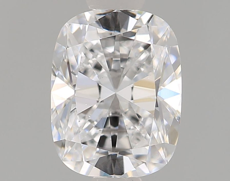 1.0-Carat Cushion Shape Lab Grown Diamond, Color : E, Cut : Na, Clarity : VS1