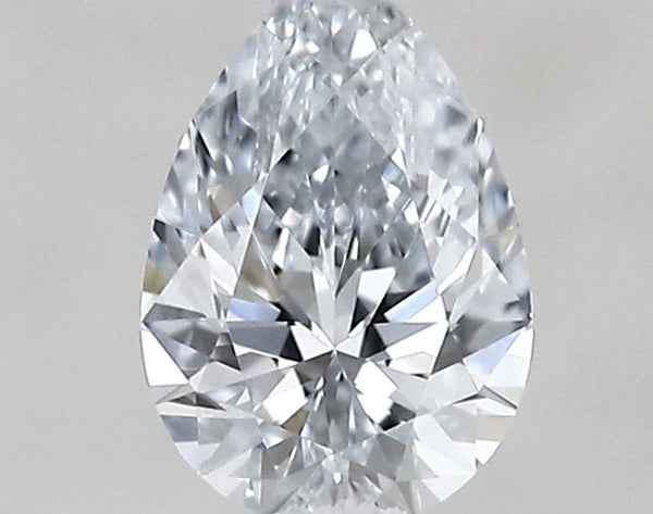 0.33-Carat Pear Shape Lab Grown Diamond, Color : H, Cut : Na, Clarity : VVS2