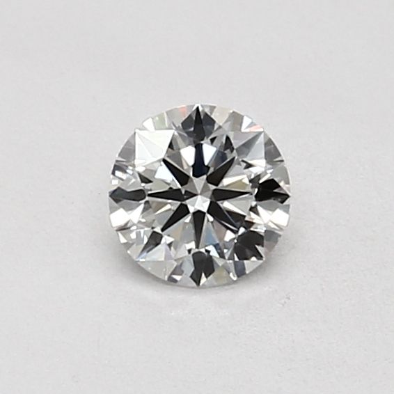 0.36-Carat Round Shape Lab Grown Diamond, Color : D, Cut : Ideal, Clarity : VVS2