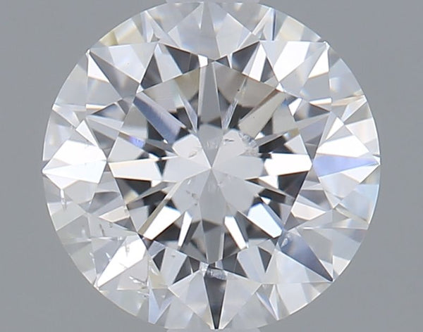 1.0-Carat Round Shape Lab Grown Diamond, Color : E, Cut : Very Good, Clarity : SI2