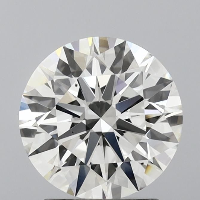2.06-Carat Round Shape Lab Grown Diamond, Color : I, Cut : Ideal, Clarity : VS2