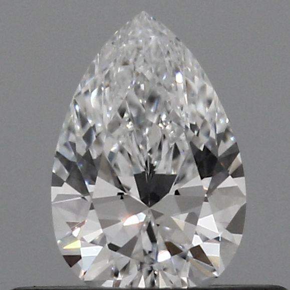 0.3-Carat Pear Shape Lab Grown Diamond, Color : D, Cut : Na, Clarity : VVS2