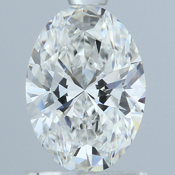 1.02-Carat Oval Shape Lab Grown Diamond, Color : F, Cut : Na, Clarity : VVS2